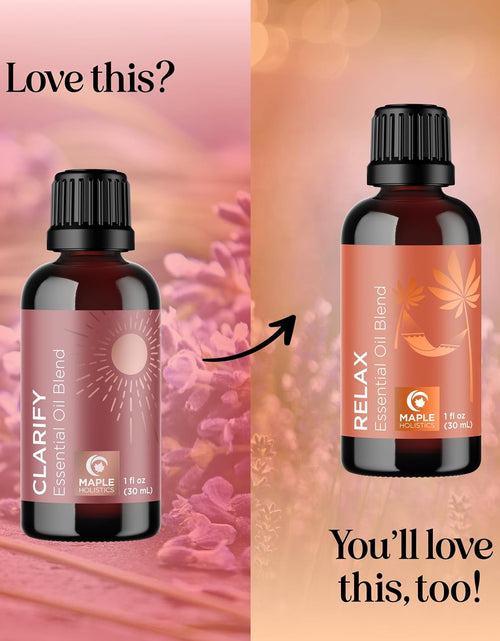 Load image into Gallery viewer, Clarify Headache Essential Oil Blend - Aromatherapy Blend Essential Oils for Diffusers for Home and Travel for Tension Headaches and Fogginess with Refreshing Peppermint Rosemary and Lavender Oils
