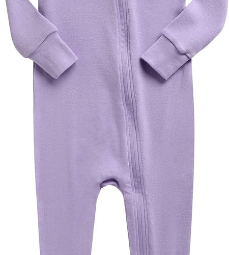 Preemie Infant Boys Girls Footie Pajama Footed Onepiece Solid Modal Sleep and Play Pajamas 0-2T