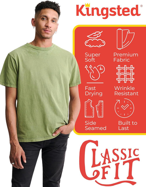 Load image into Gallery viewer, T-Shirts for Men Pack - Royally Comfortable - Soft &amp; Fresh Premium Fabric - Well-Crafted Classic Tee
