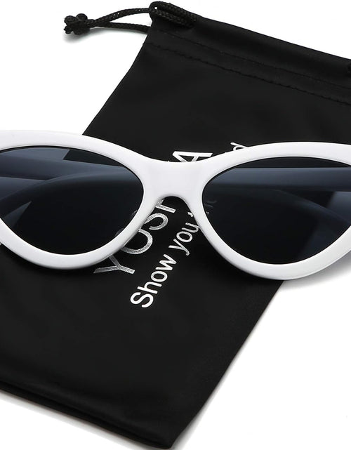 Load image into Gallery viewer, Retro Vintage Narrow Cat Eye Sunglasses for Women Clout Goggles Plastic Frame
