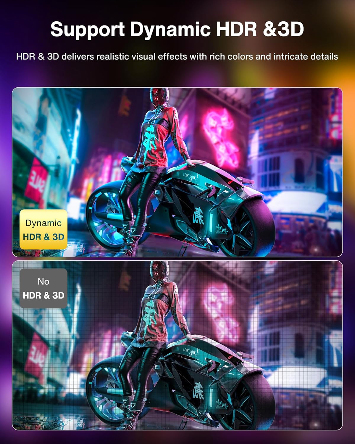 8K VESA Certified Displayport Cable 1.4,  DP Cable 6.6Ft (8K@60Hz, 4K@144Hz, 2K@240Hz)Hbr3 Support 32.4Gbps, HDR, HDCP 2.2, Freesync G-Sync, Braided Display Port for Gaming Monitor, Graphics, PC