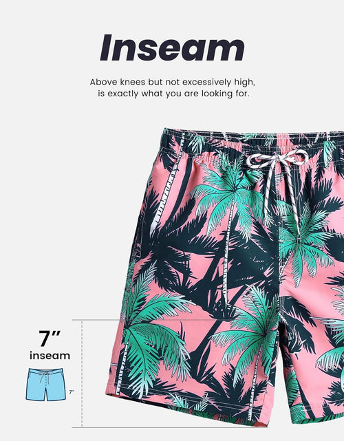 Load image into Gallery viewer, Mens Swim Trunks Quick Dry Swim Shorts with Mesh Lining Funny Swimwear Bathing Suits
