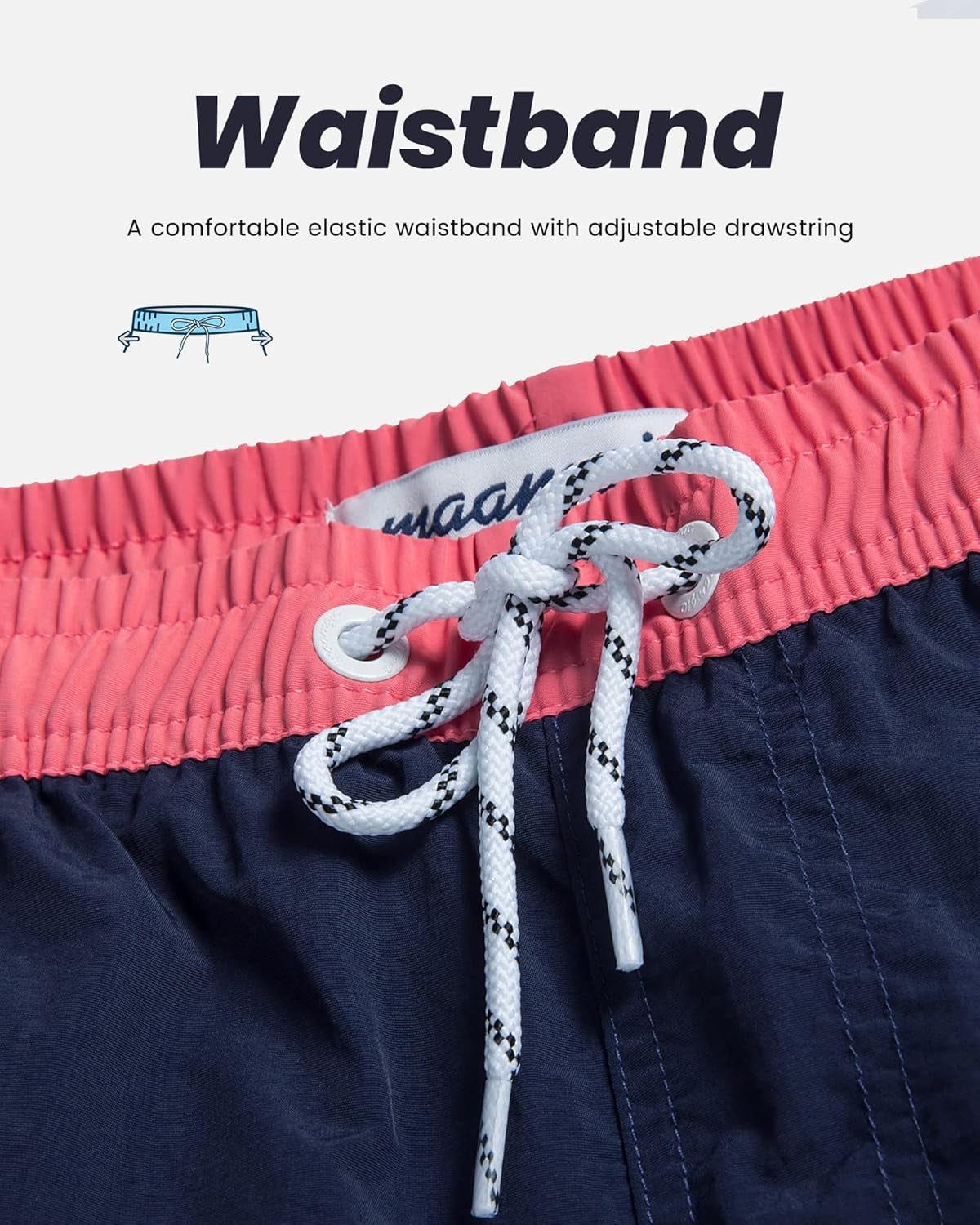 Mens Swim Trunks Quick Dry Swim Shorts with Mesh Lining Funny Swimwear Bathing Suits
