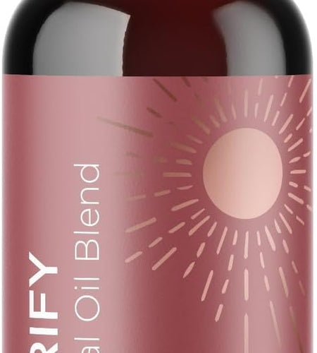 Clarify Headache Essential Oil Blend - Aromatherapy Blend Essential Oils for Diffusers for Home and Travel for Tension Headaches and Fogginess with Refreshing Peppermint Rosemary and Lavender Oils